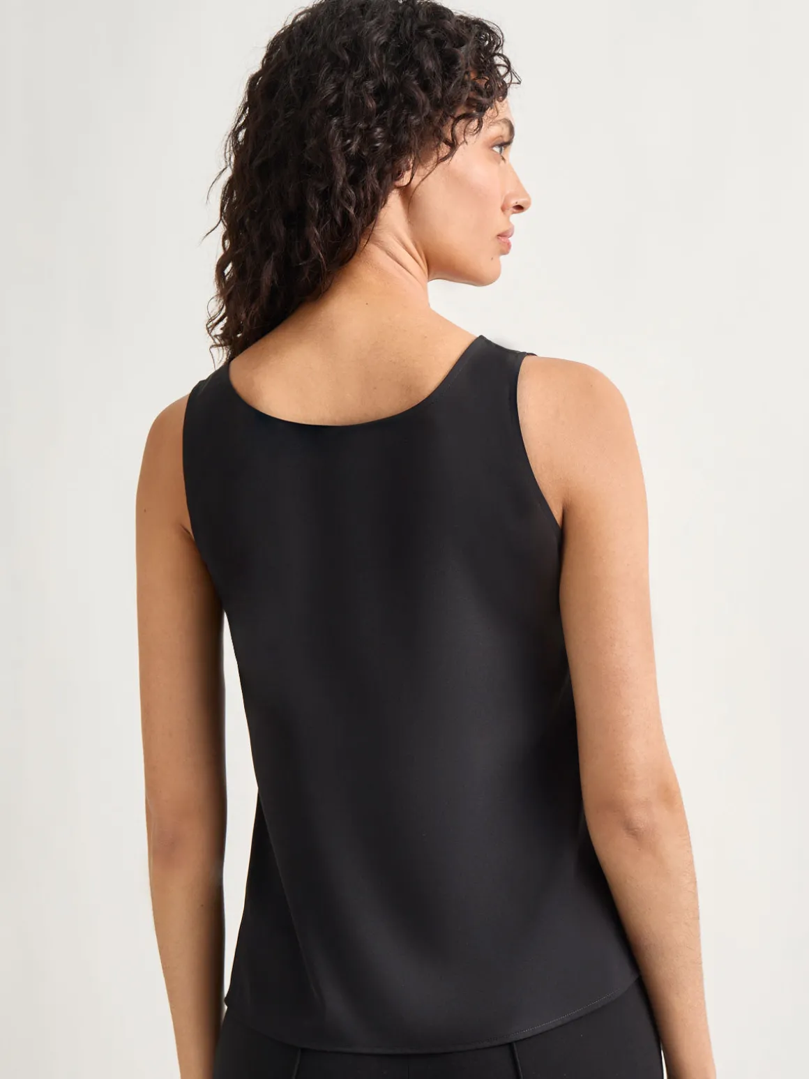 Classic Crepe de Chine Tank Top