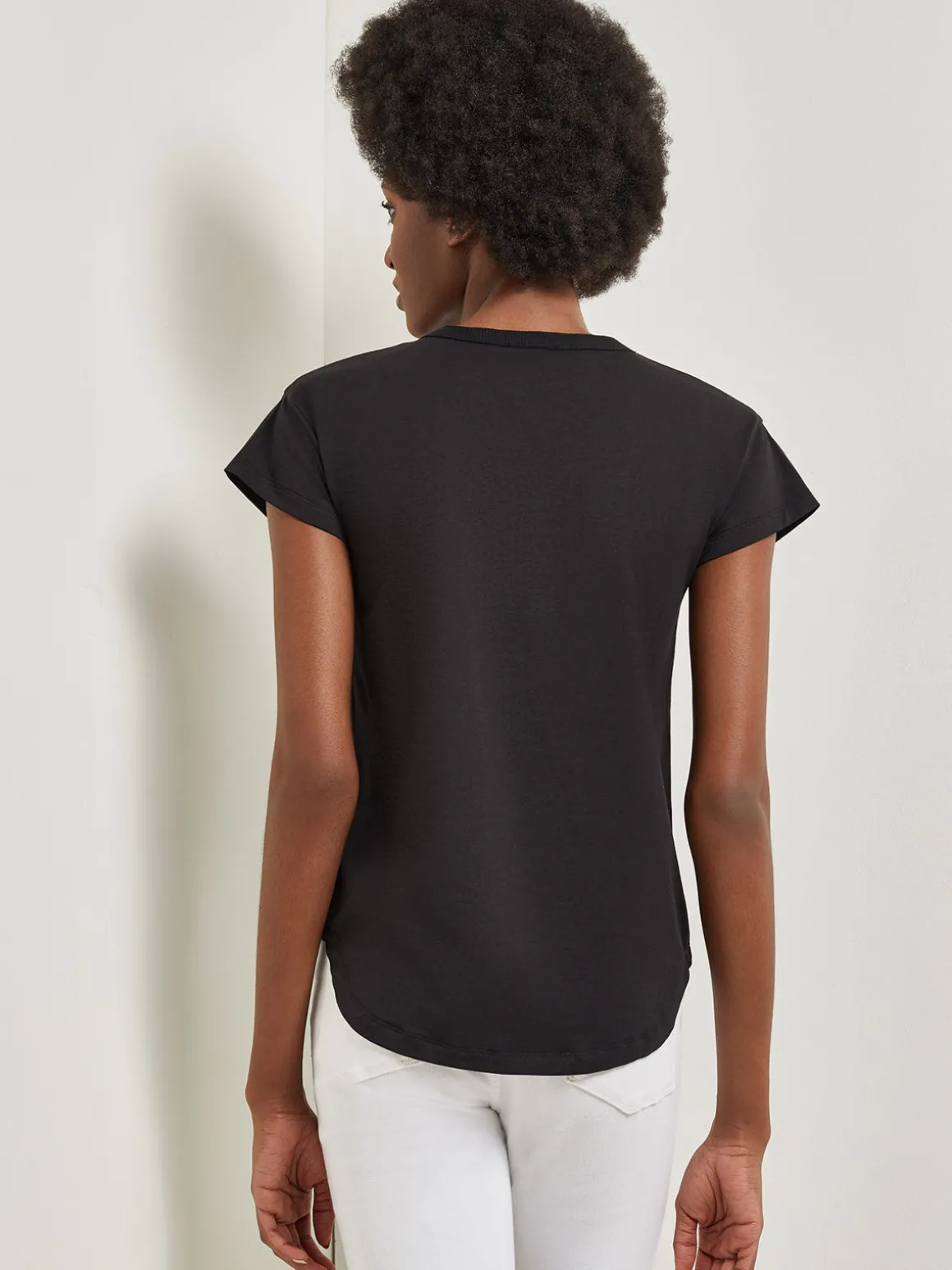 Classic Short Sleeve Jersey Knit Top