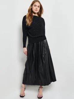 Dolman Sequin Cashmere Sweater