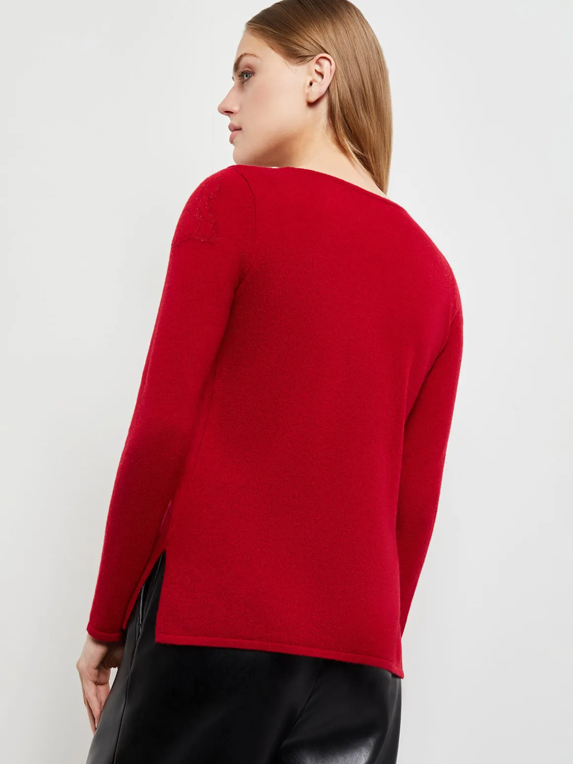 Floral Shimmer Cashmere Tunic
