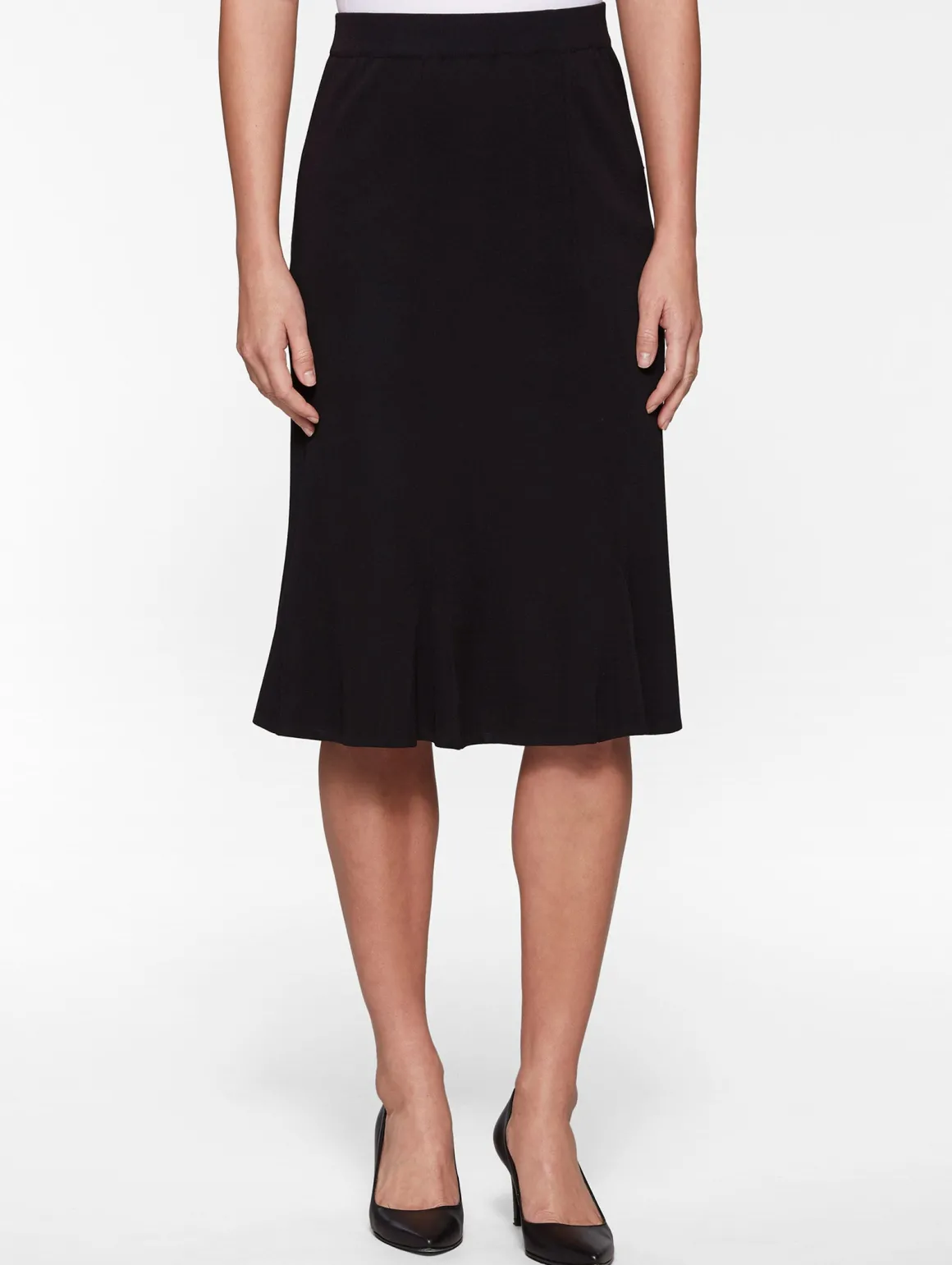 Gored Knit Skirt