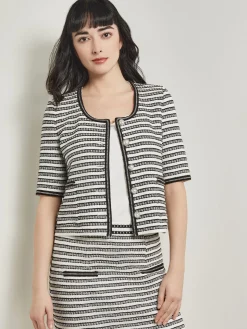Heritage Fit Chain Trim Jacket - Recycled Knit